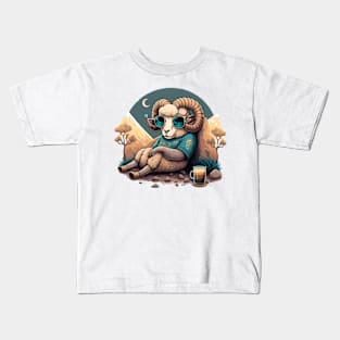 Chilling Aries Kids T-Shirt